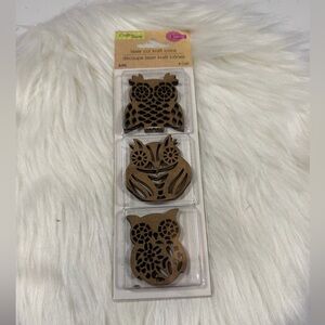 🧡10/$10 Brown Owl Laser Cut Kraft